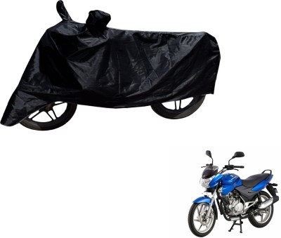 MOCKHE Two Wheeler Cover for Bajaj(Discover 150 s, Black)