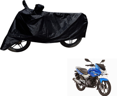 MOCKHE Two Wheeler Cover for Bajaj(Discover 150 f, Black)