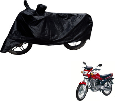 MOCKHE Two Wheeler Cover for Hero(Ambition, Black)