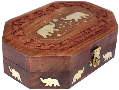 

VAS Collection Home Jewellery Vanity Box Jewellery Vanity Box(Brown)