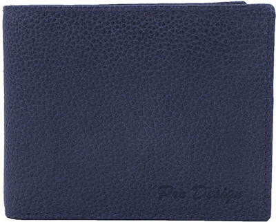

Pro Design Men Blue Genuine Leather Wallet(11 Card Slots)