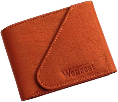 WENZEST Boys Tan Artificial Leather Wallet(3 Card Slots)