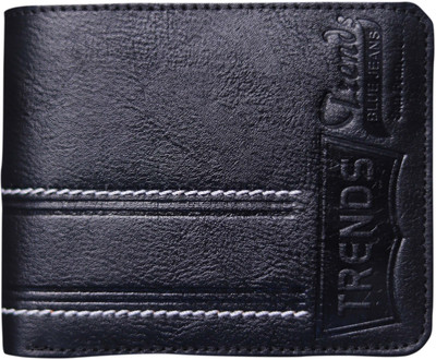 

Trends Men Black Genuine Leather Wallet(3 Card Slots)