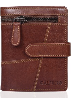 Calfnero Men Casual, Evening/Party Brown Genuine Leather Wallet(6 Card Slots)