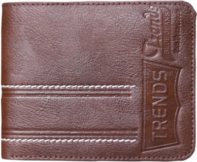 

Trends Men Brown Genuine Leather Wallet(3 Card Slots)