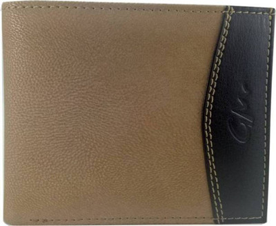 

Gentleman Boys Brown Artificial Leather Wallet(7 Card Slots), Beige