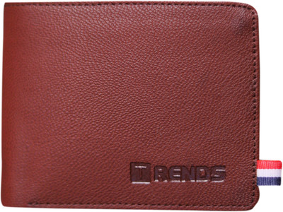 

Trends Men Brown Genuine Leather Wallet(3 Card Slots)