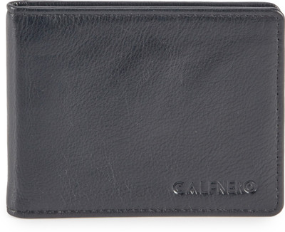 

Calfnero Men Black Genuine Leather Card Holder(8 Card Slots)