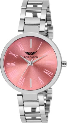 Lois Caron LCS-4632 PINK DIAL Watch  - For Girls   Watches  (Lois Caron)
