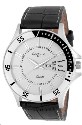 Lugano LG 1094 White Exclusive Day & Date Watch  - For Men   Watches  (Lugano)