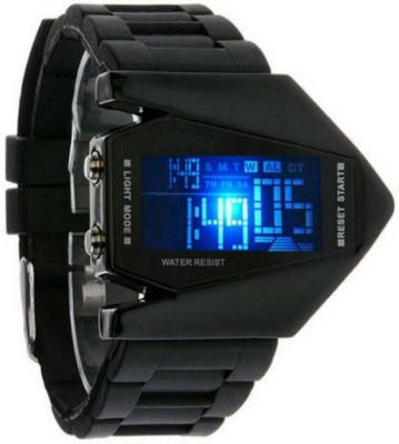 vk sales Black 7 Light Led Watch  - For Boys   Watches  (vk sales)