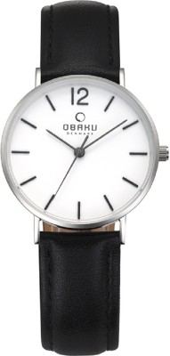 OBAKU V197LXCWRB MARK LILLE BLACK Watch  - For Men   Watches  (OBAKU)