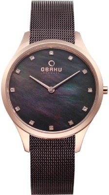 OBAKU V217LXVNMN FIN WALNUT Watch  - For Women   Watches  (OBAKU)