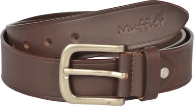 

Muffler Men Casual Brown Genuine Leather Belt