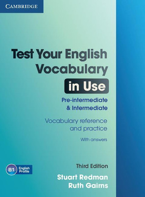 Test Your English Vocabulary in Use Pre-intermediate and Intermediate with Answers(English, Paperback, Redman Stuart)