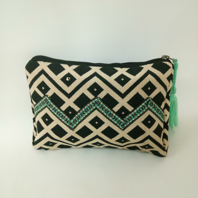 

ritufabcreations Casual Black, White Clutch
