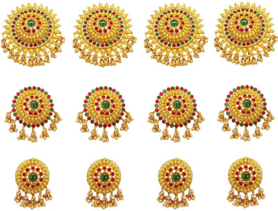 

saiyoni Hair Choti Hair Accessory Set(Maroon)