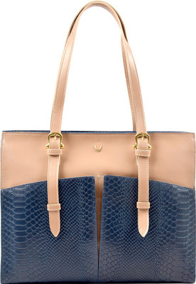 

Hidesign Shoulder Bag(Blue, Beige), Beige;blue