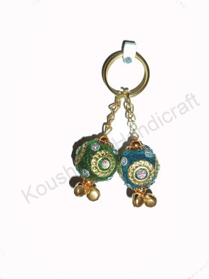 

koushalya handicraft 10 Pieces Of Stainless Steal Multi color Key Chain For Home & Office Decor. Key Chain