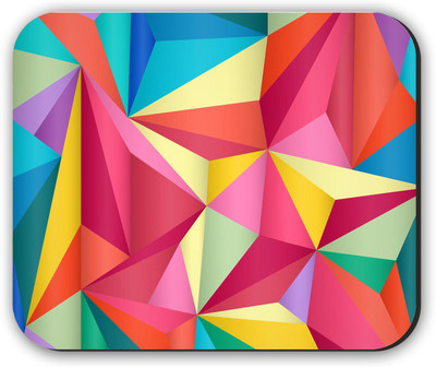 

Fantaboy Multi Geo Pattern Printed Mousepad(Multicolor)