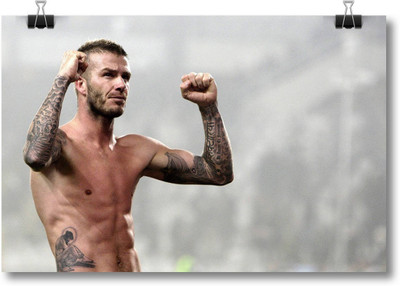 

Aabhaas David Beckham Wall Poster Fine Art Print(12 inch X 18 inch, Rolled)