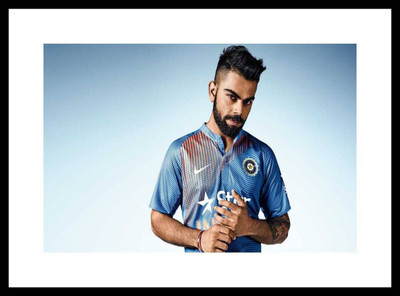 

Aabhaas Virat Kohli Wall Poster Fine Art Print(12 inch X 18 inch, Rolled)