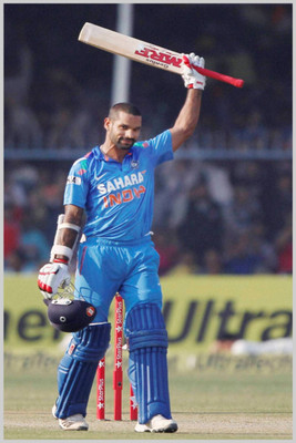 

Aabhaas Shikhar Dhawan Wall Poster Fine Art Print(12 inch X 18 inch, Rolled)