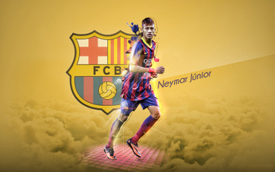

Neymar Fine Quality Sports Wall Poster Fine Art Print(12 inch X 18 inch, Rolled)