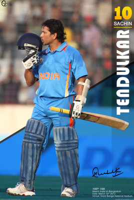 

Aabhaas Sachin Tendulkar Wall Poster Fine Art Print(12 inch X 18 inch, Rolled)