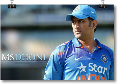 

Aabhaas M S Dhoni Wall Poster Fine Art Print(12 inch X 18 inch, Rolled)
