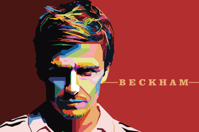 

Aabhaas David Beckham Wall Poster Fine Art Print(12 inch X 18 inch, Rolled)