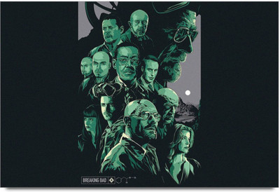 

Aabhaas Breaking Bad Wall Poster Fine Art Print(12 inch X 18 inch, Rolled)
