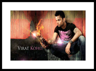 

Aabhaas Virat Kohli Wall Poster Fine Art Print(12 inch X 18 inch, Rolled)