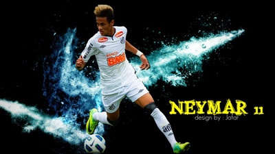

Neymar Fine Quality Sports Wall Poster Fine Art Print(12 inch X 18 inch, Rolled)
