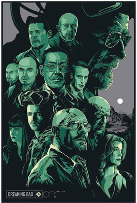 

Aabhaas Breaking Bad Wall Poster Fine Art Print(12 inch X 18 inch, Rolled)