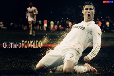 

Ronaldo Fine Quality Sports Wall Poster Fine Art Print(12 inch X 18 inch, Rolled)