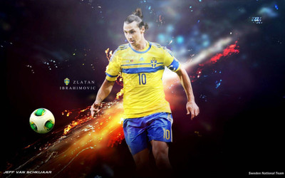 

Aabhaas Zlatan Ibrahimovic Wall Poster Fine Art Print(12 inch X 18 inch, Rolled)