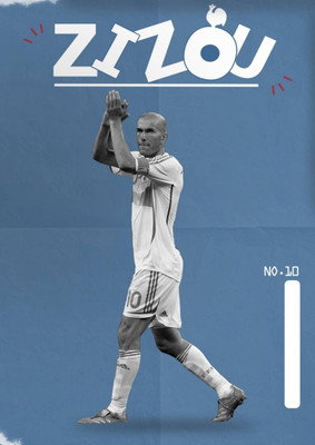 

Aabhaas Zinedine Zidane Wall Poster Fine Art Print(12 inch X 18 inch, Rolled)
