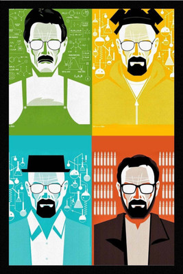 

Aabhaas Breaking Bad Wall Poster Fine Art Print(12 inch X 18 inch, Rolled)