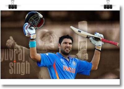 

Aabhaas Yuvraj SIngh Wall Poster Fine Art Print(12 inch X 18 inch, Rolled)