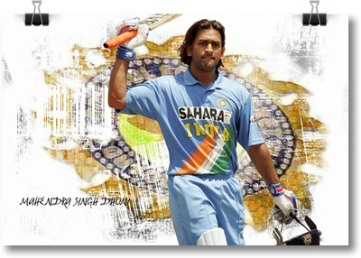 

Aabhaas M S Dhoni Wall Poster Fine Art Print(12 inch X 18 inch, Rolled)
