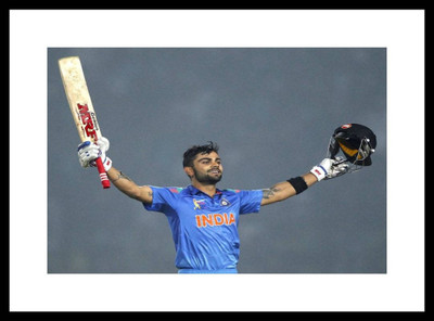 

Aabhaas Virat Kohli Wall Poster Fine Art Print(12 inch X 18 inch, Rolled)