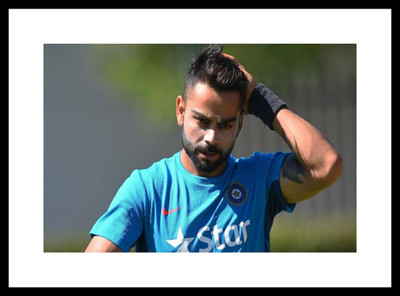 

Aabhaas Virat Kohli Wall Poster Fine Art Print(12 inch X 18 inch, Rolled)
