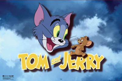 

Akhuratha Tom and Jerry Fine Quality Wall Poster Paper Print(12 inch X 18 inch, Rolled)