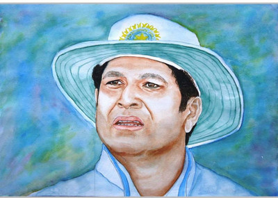 

Aabhaas Sachin Tendulkar Wall Poster Fine Art Print(12 inch X 18 inch, Rolled)