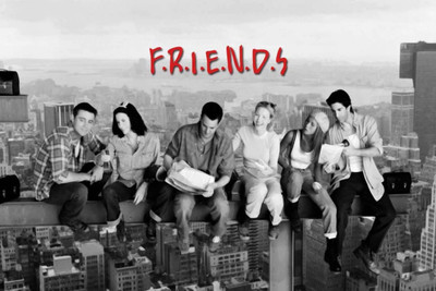 

Akhuratha Friends Fine Quality Wall Poster Paper Print(12 inch X 18 inch, Rolled)