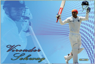 

Aabhaas Virat Kohli Wall Poster Fine Art Print(12 inch X 18 inch, Rolled)