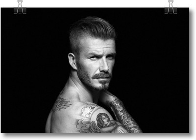

Aabhaas David Beckham Wall Poster Fine Art Print(12 inch X 18 inch, Rolled)