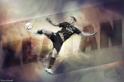 

Aabhaas Zlatan Ibrahimovic Wall Poster Fine Art Print(12 inch X 18 inch, Rolled)