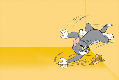 

Akhuratha Tom and Jerry Fine Quality Wall Poster Paper Print(12 inch X 18 inch, Rolled)